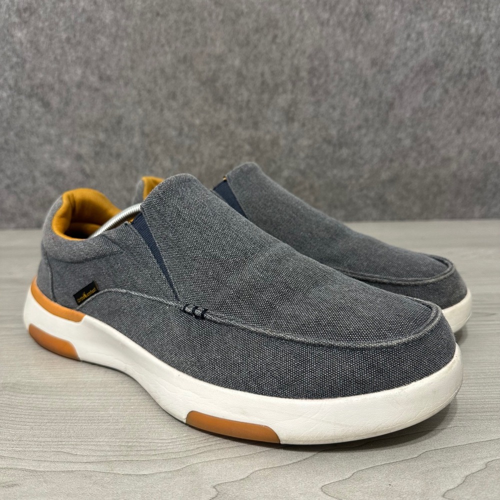OrthoComfoot Slip On Loafers Mens EU‎ 47 US 13 Gray Arch Support Boat Shoes
